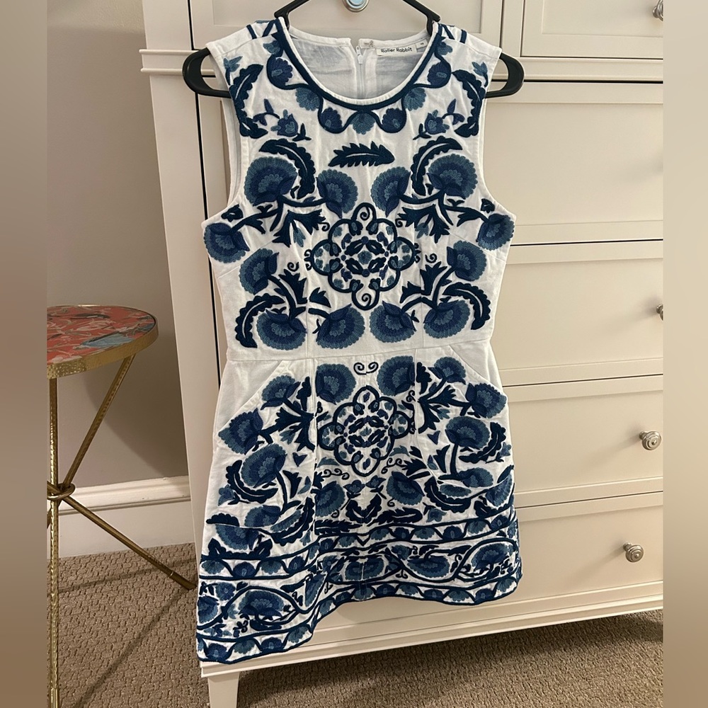 Roller Rabbit embroidered dress XS